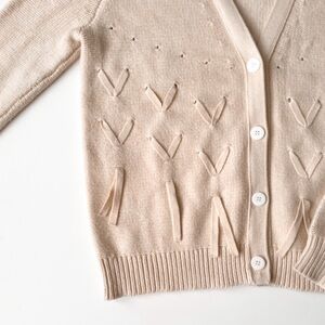 One Grey Day Tassel Weave Cardigan